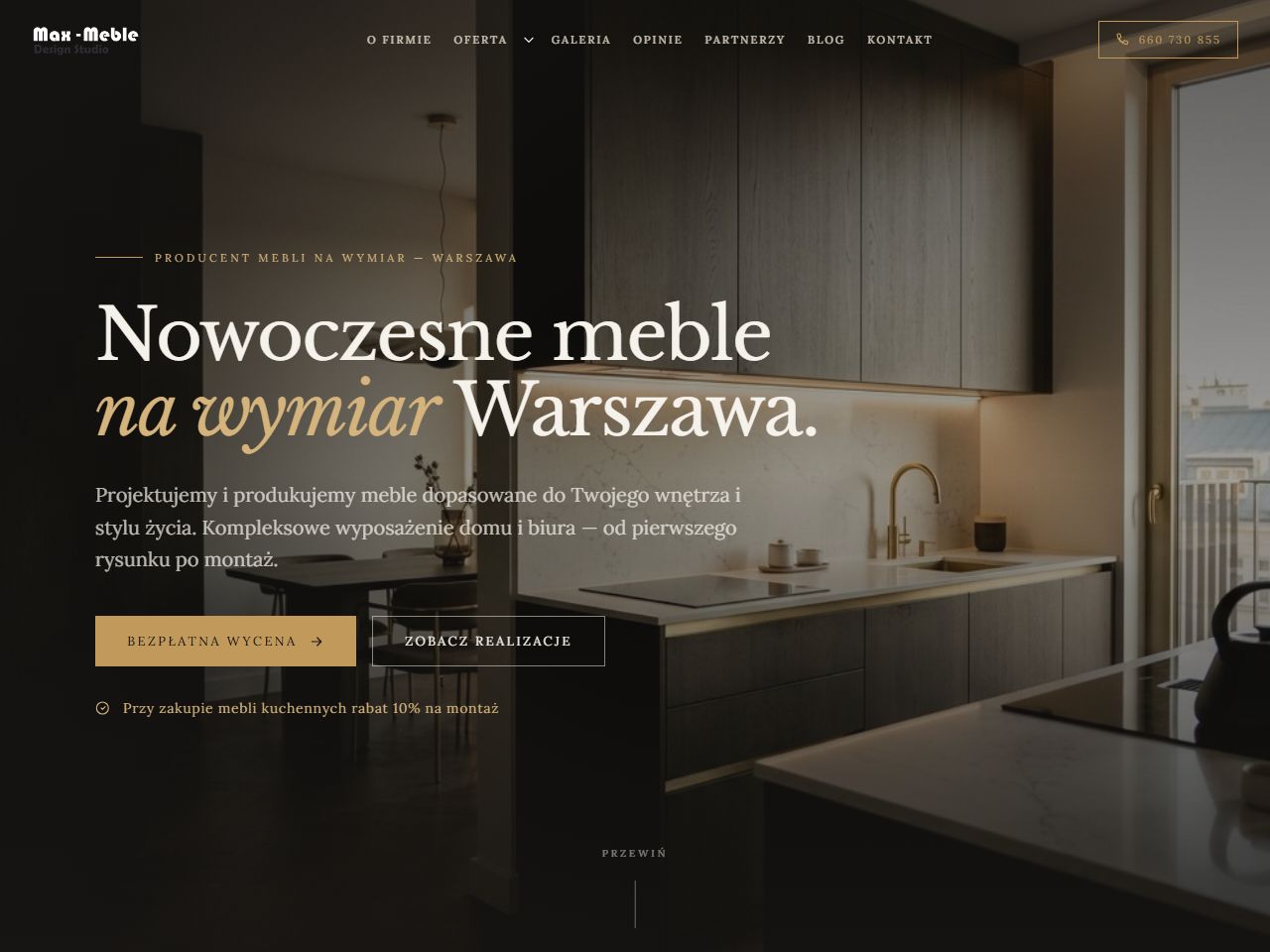 Max Meble: nowa strona